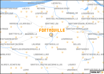 map of Fort-Moville