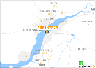 map of Fort Myers