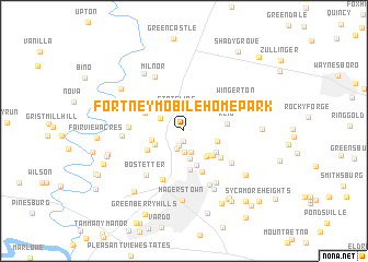 map of Fortney Mobile Home Park