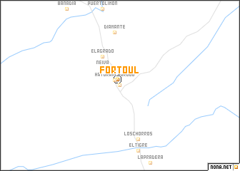 map of Fortoul