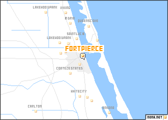 map of Fort Pierce