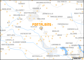 map of Fort Plains