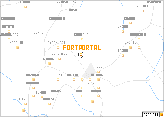 map of Fort Portal