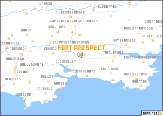 map of Fort Prospect