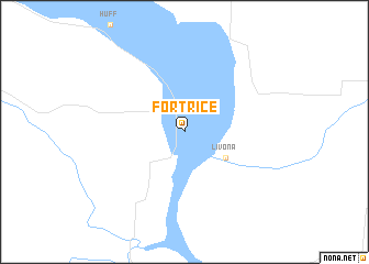 map of Fort Rice