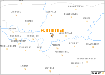 map of Fort Ritner