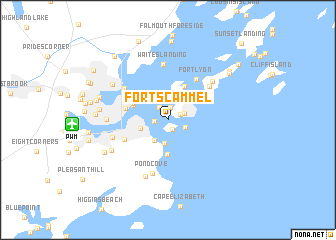 map of Fort Scammel