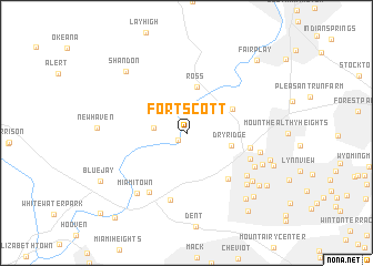 map of Fort Scott