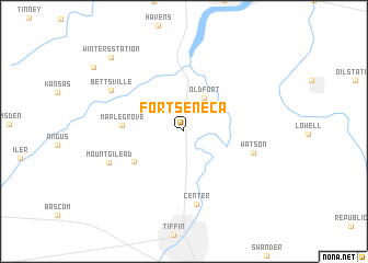 map of Fort Seneca