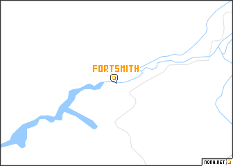 map of Fort Smith