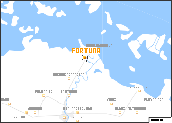 map of Fortuna