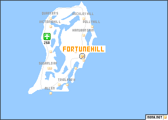 map of Fortune Hill