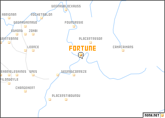 map of Fortuné