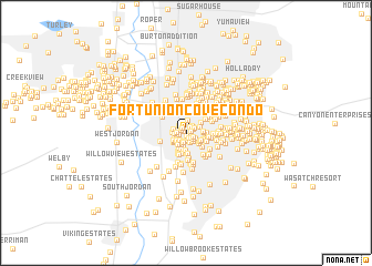 map of Fort Union Cove Condo