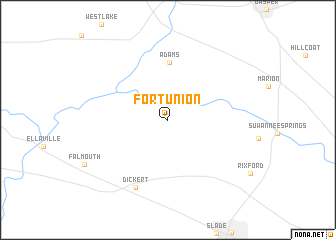 map of Fort Union