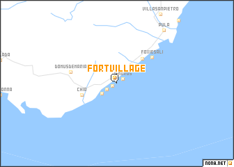 map of Fort Village