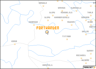 map of Fort Warden