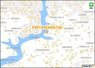 map of Fort Washington