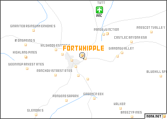 map of Fort Whipple