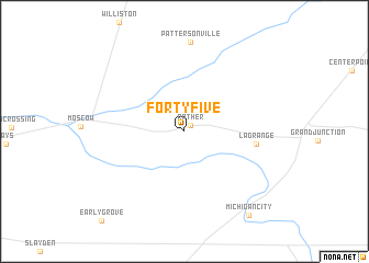 map of Forty Five
