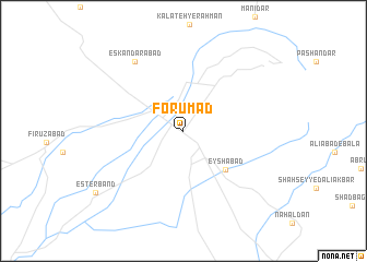 map of Forūmad