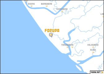 map of Forupa