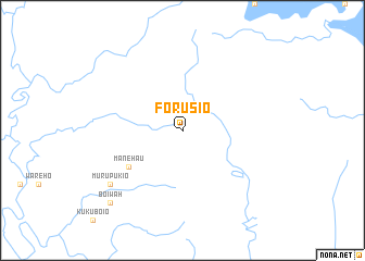 map of Forusio