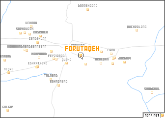 map of Forūtaqeh