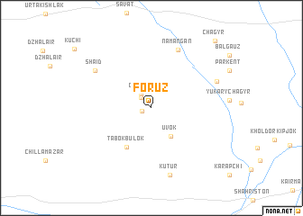 map of Foruz
