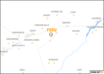 map of Foru