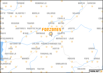 map of Forzanes