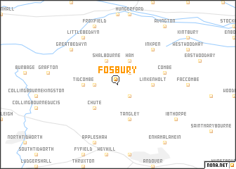 map of Fosbury