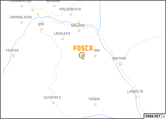 map of Fosca