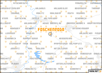 map of Foschenroda