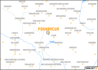 map of Foshancun