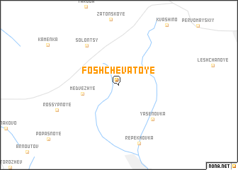 map of Foshchevatoye