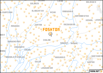 map of Foshtom