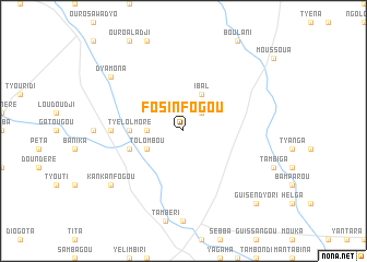 map of Fosinfogou