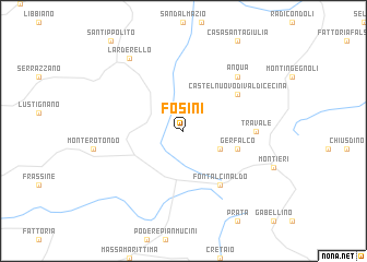 map of Fosini