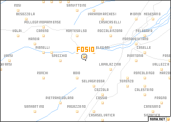 map of Fosio