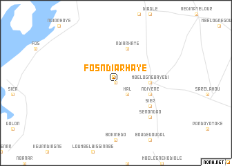 map of Fos Ndiarhaye