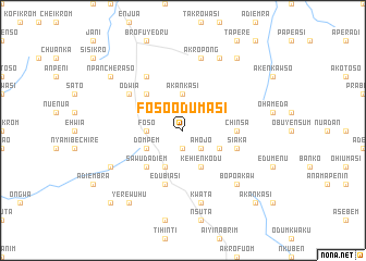 map of Foso Odumasi