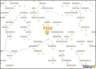 map of Foso