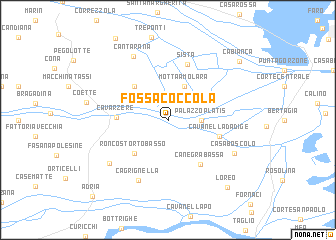 map of Fossacoccola