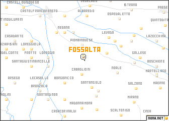 map of Fossalta