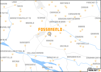 map of Fossamerlo