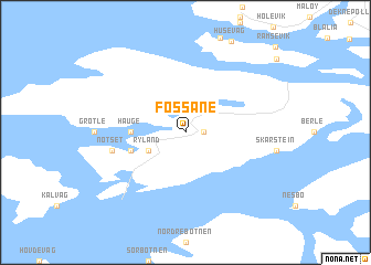 map of Fossane