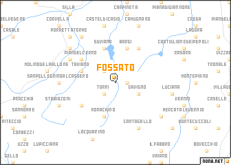 map of Fossato