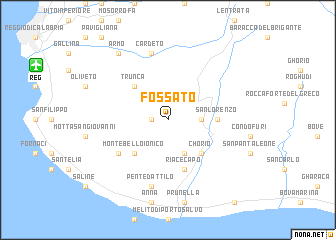 map of Fossato