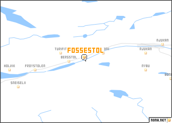 map of Fossestøl